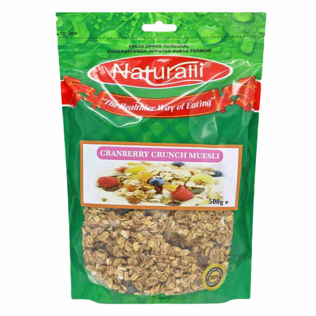 NATURALLI CRANBERRY CRUNCH 500G